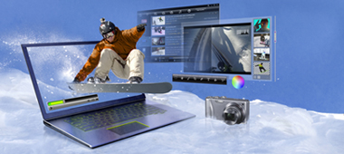 La grafica dedicata GeForce permette di creare i migliori laptop multimediali