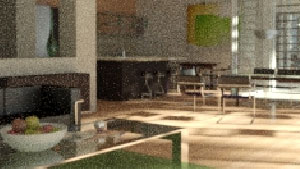 Iray con rendering su GPU basata su Fermi dopo 2 minuti