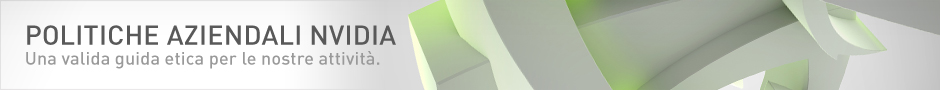 Politiche aziendali NVIDIA Politiche aziendali NVIDIA