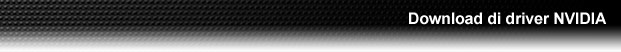 Download di driver NVIDIA