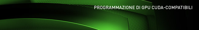 Programmazione di GPU CUDA-compatibili