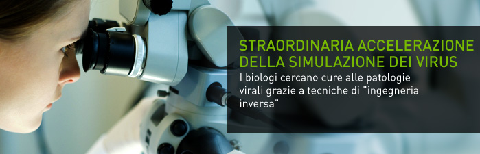 Straordinaria accelerazione della simulazione dei virus