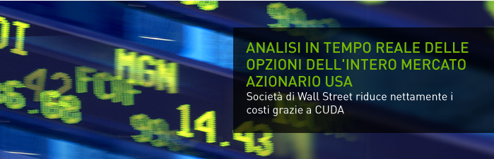 Analisi in tempo reale delle opzioni dell'intero mercato azionario USA 