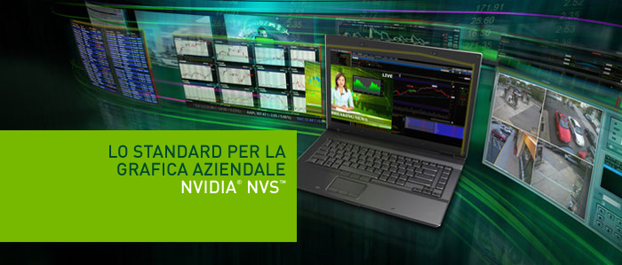Soluzioni notebook NVIDIA NVS
