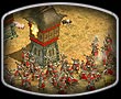 Una enorme battaglia nell'età della polvere da sparo: Rise of Nations permette di creare sino a 200 unità; i fanti tuttavia vengono visualizzati come 3 unità individuali. Questo offre l'opportunità di creare grandi armate.