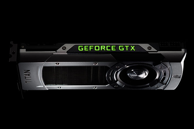 L'elegante design della scheda grafica GeForce GTX TITAN Black